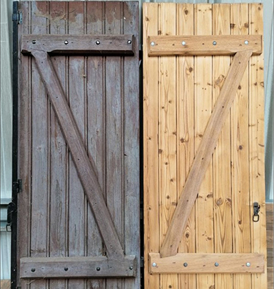 Décapage volets Genève